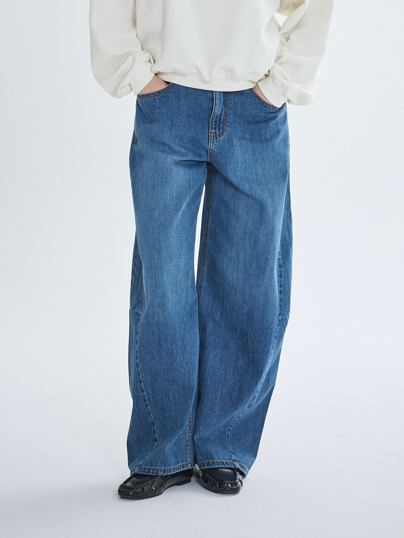 CM韓國代購女裝新品真品時尚推薦人氣休閑26春夏職業牛仔褲CM_centimeter牛仔褲