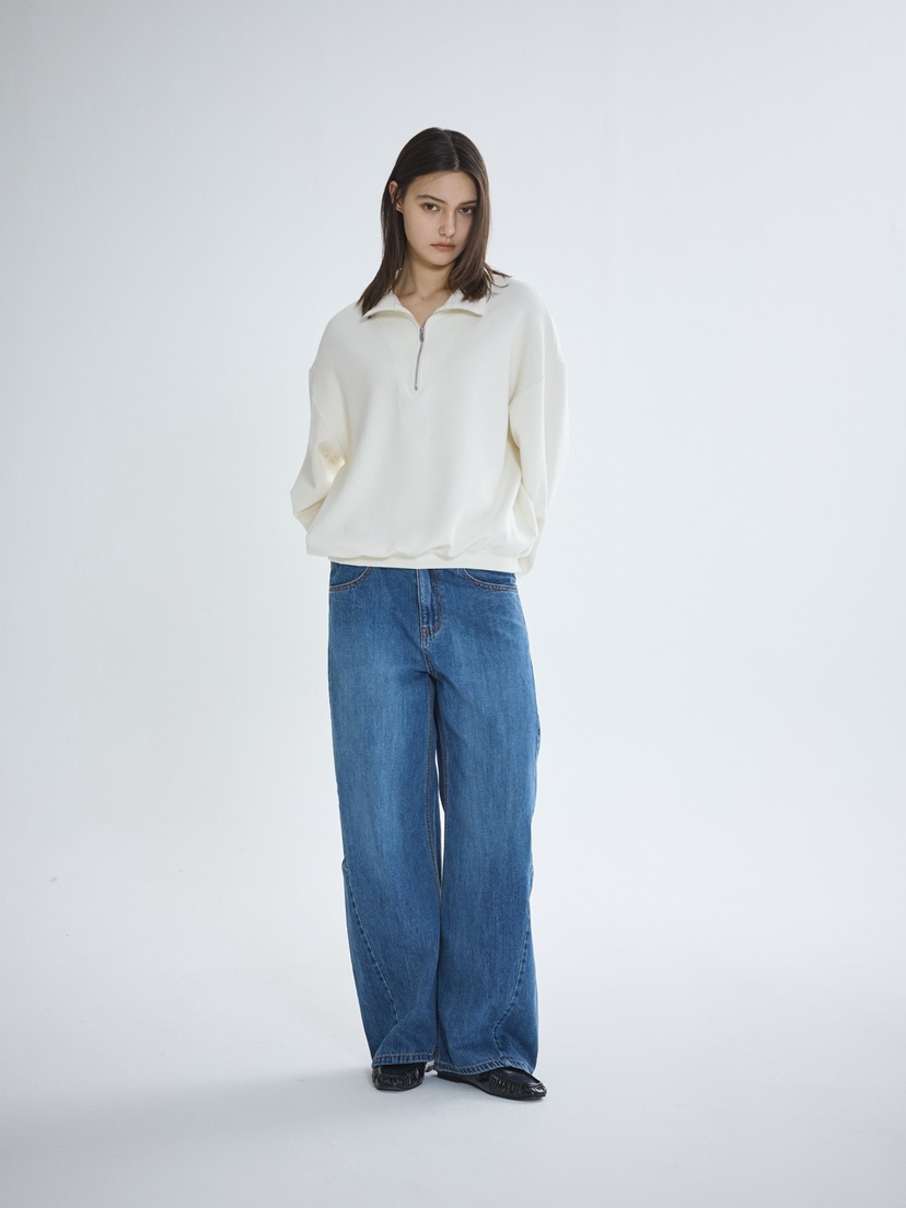 CM韓國代購女裝新品真品時尚推薦人氣休閑26春夏職業牛仔褲CM_centimeter牛仔褲