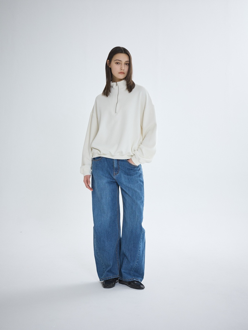 CM韓國代購女裝新品真品時尚推薦人氣休閑26春夏職業牛仔褲CM_centimeter牛仔褲