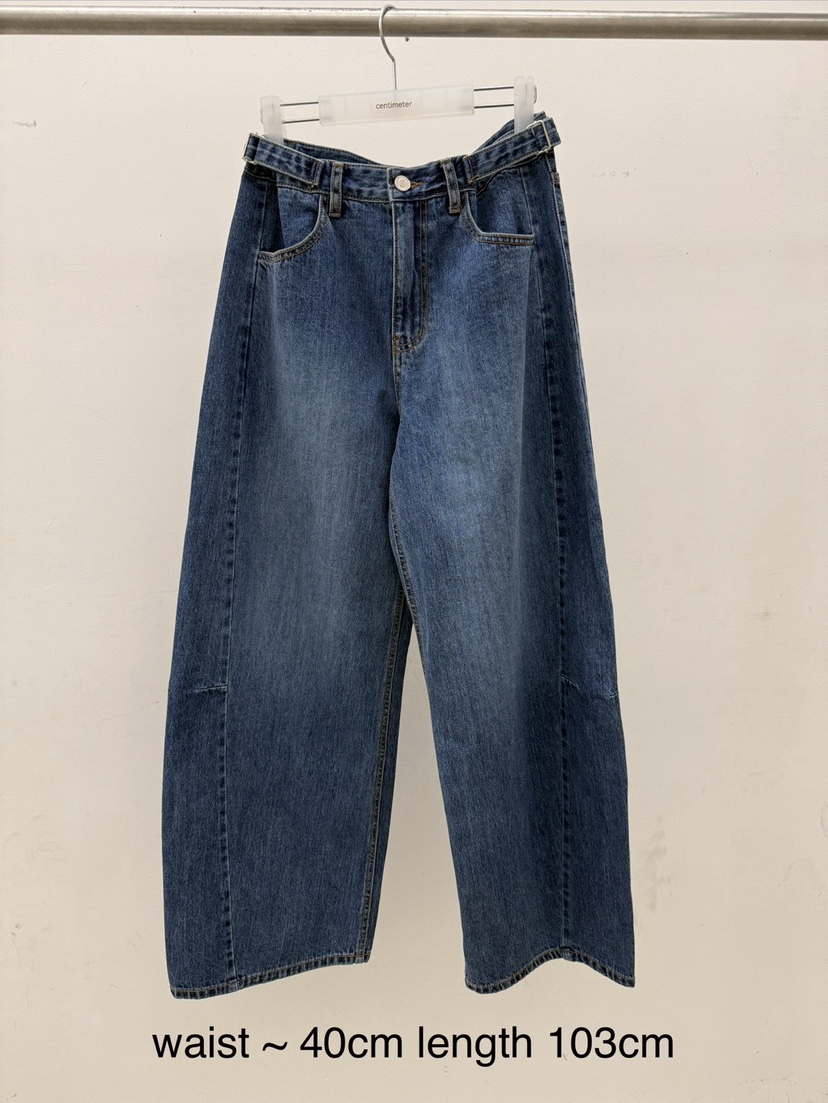 CM韓國代購女裝新品真品時尚推薦人氣休閑26春夏職業牛仔褲CM_centimeter牛仔褲圖色1