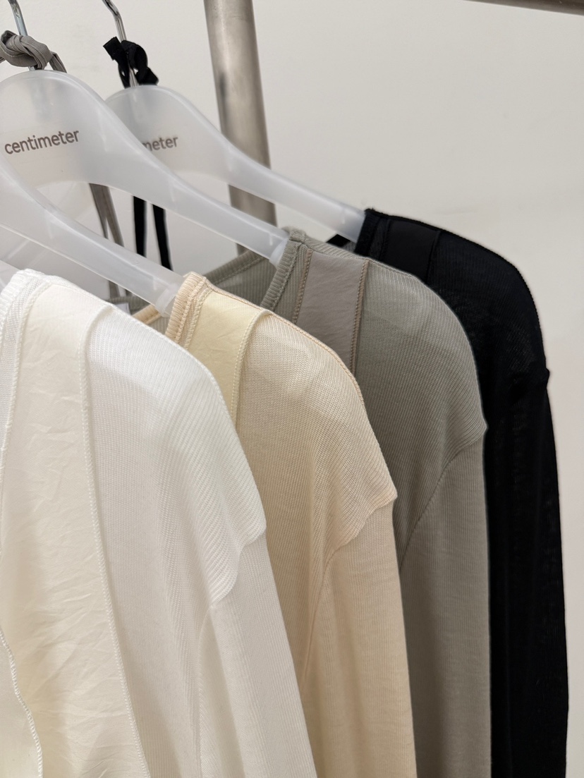 CM東大門實拍女裝新款時尚休閑真品人氣職業熱賣推薦長袖T恤CM_centimeter長袖T恤