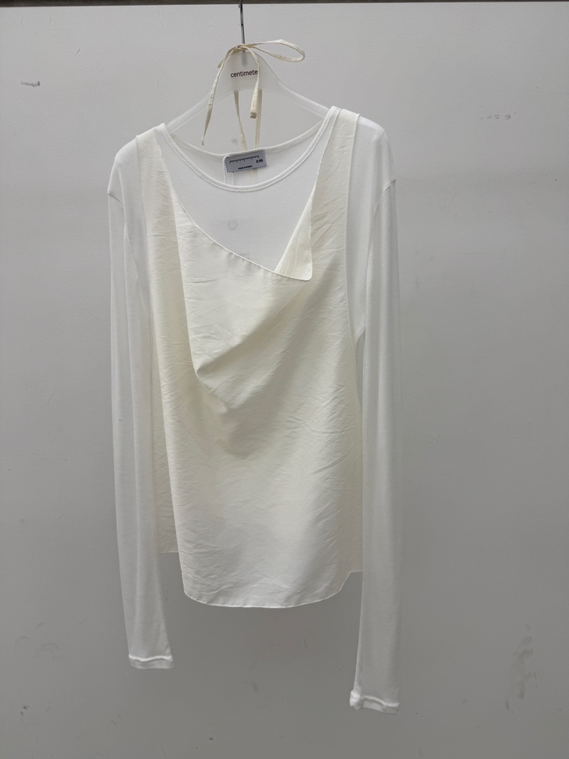 CM東大門實拍女裝新款時尚休閑真品人氣職業熱賣推薦長袖T恤CM_centimeter長袖T恤圖色1