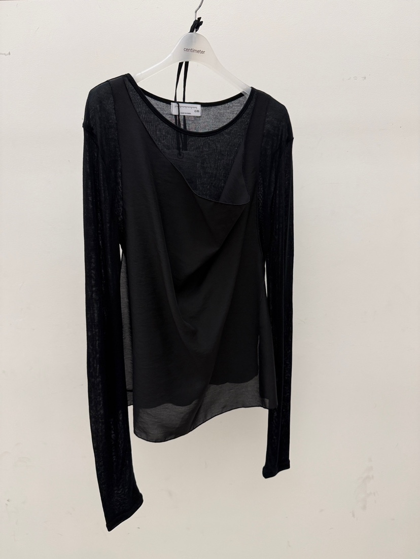 CM東大門實拍女裝新款時尚休閑真品人氣職業熱賣推薦長袖T恤CM_centimeter長袖T恤圖色4