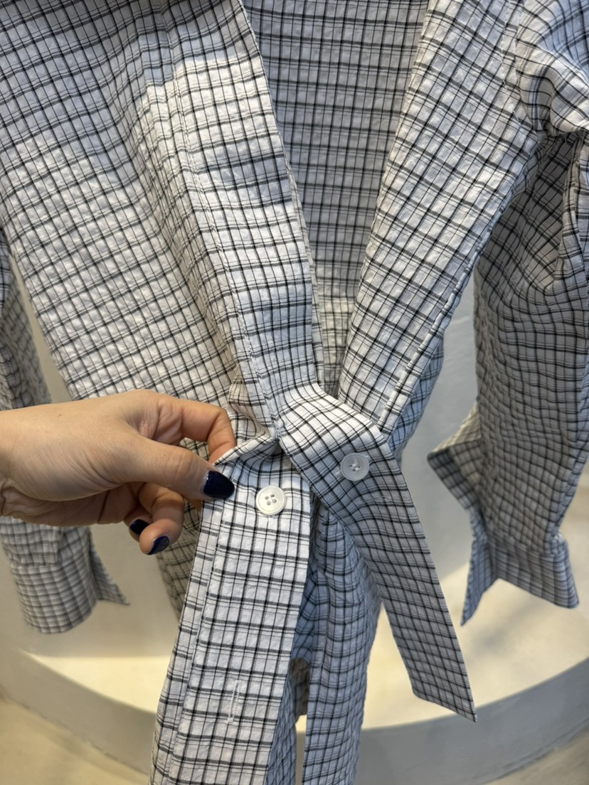 RIAH韓國代購女裝新品職業26春夏真品休閑推薦襯衫蕾絲衫RIAH襯衫/蕾絲衫