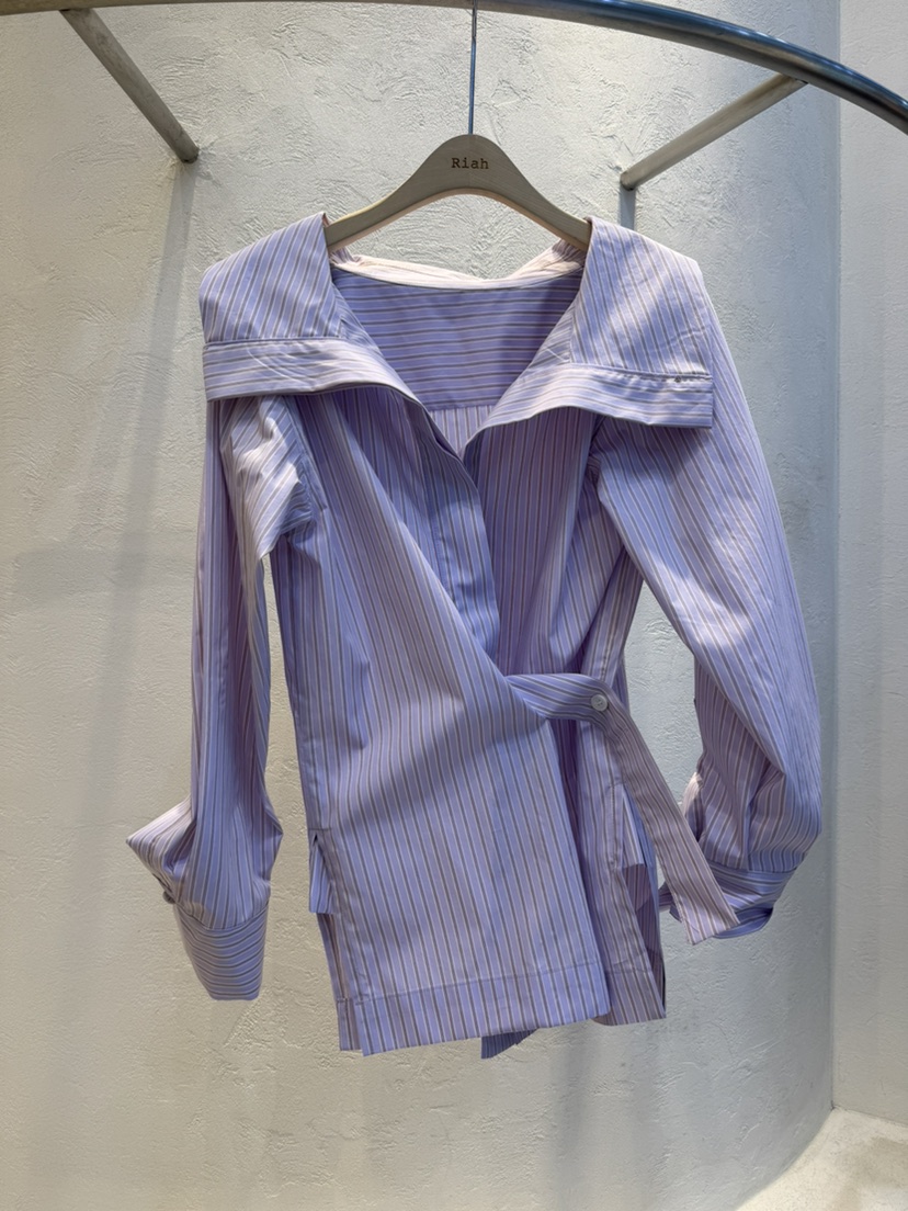 RIAH韓國代購女裝新品職業26春夏真品休閑推薦襯衫蕾絲衫RIAH襯衫/蕾絲衫圖色2