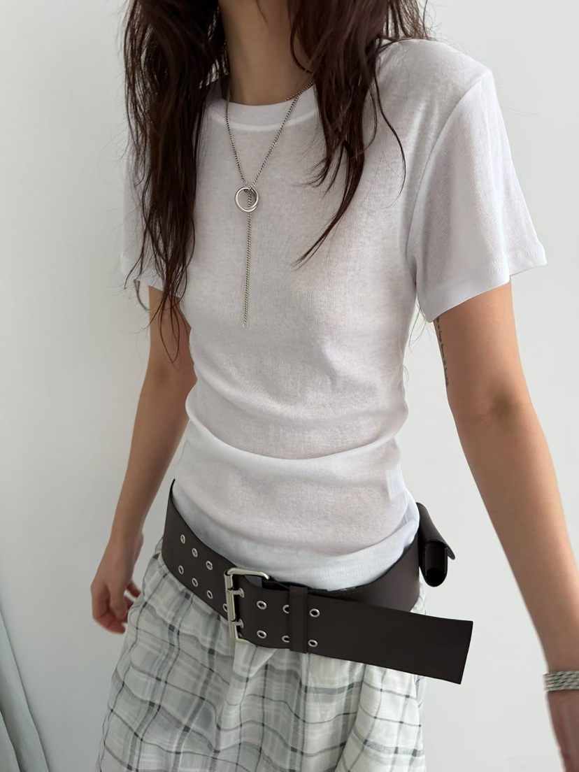 MINIMUZE韓國代購女士新品26春夏熱賣推薦時尚真品人氣T恤MINIMUZET恤