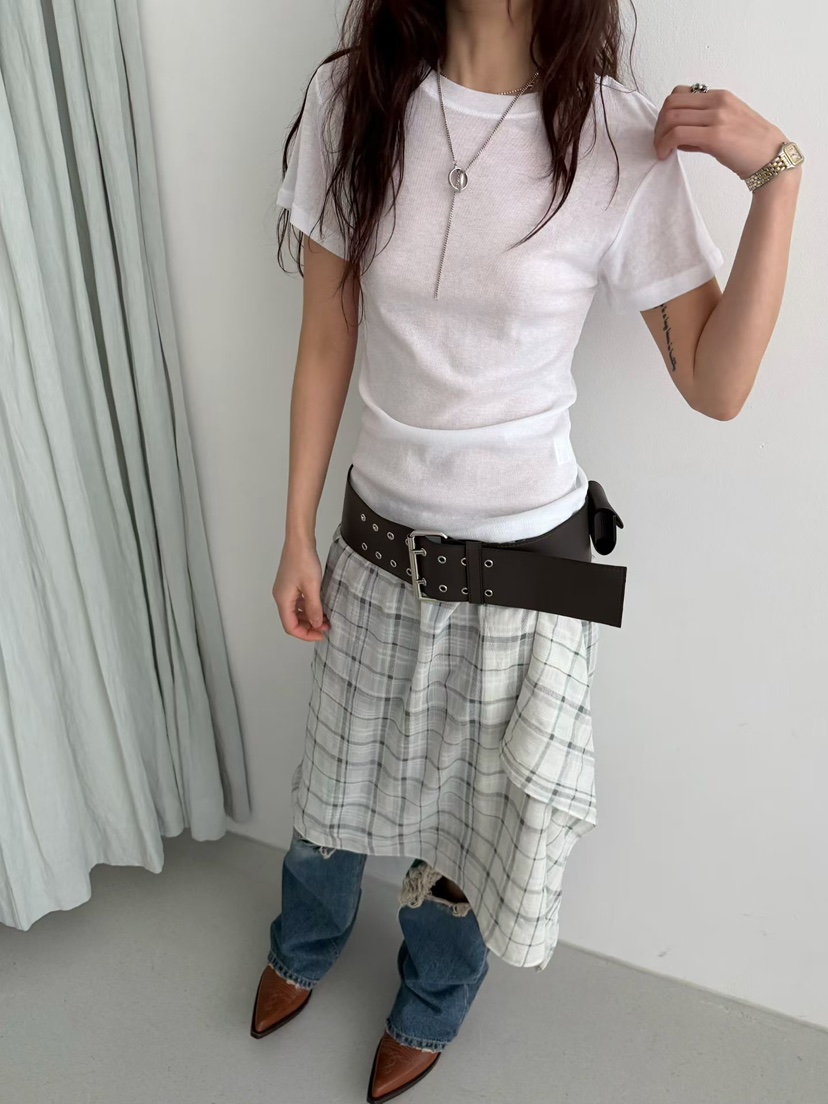 MINIMUZE韓國代購女士新品26春夏熱賣推薦時尚真品人氣T恤MINIMUZET恤