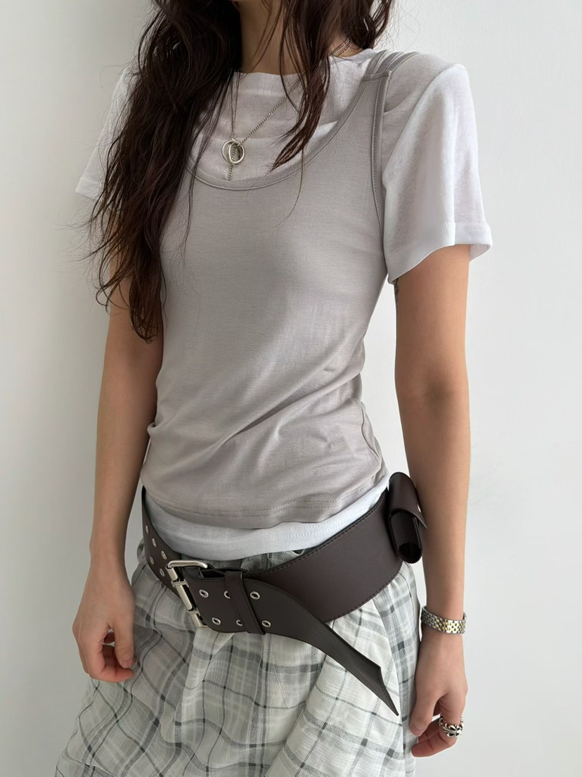 MINIMUZE韓國代購女士新品26春夏熱賣推薦時尚真品人氣T恤MINIMUZET恤