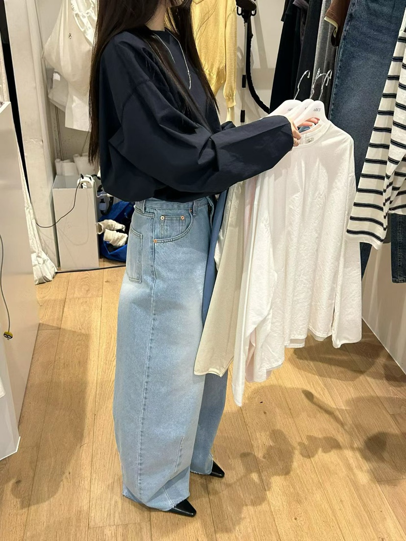 TAF東大門直郵女士新品時尚休閑熱賣職業26春夏推薦牛仔褲TAF牛仔褲