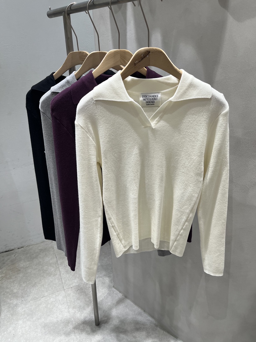 EVERCOMMERCE METICULOUSLY DESIGNED韓國直郵女士新款26春夏針織衫EVERCOMMERCE METICULOUSLY DESIGNED針織衫