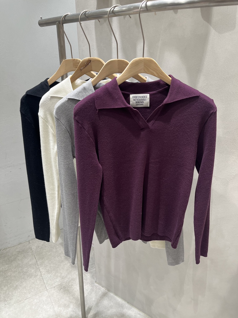 EVERCOMMERCE METICULOUSLY DESIGNED韓國直郵女士新款26春夏針織衫EVERCOMMERCE METICULOUSLY DESIGNED針織衫