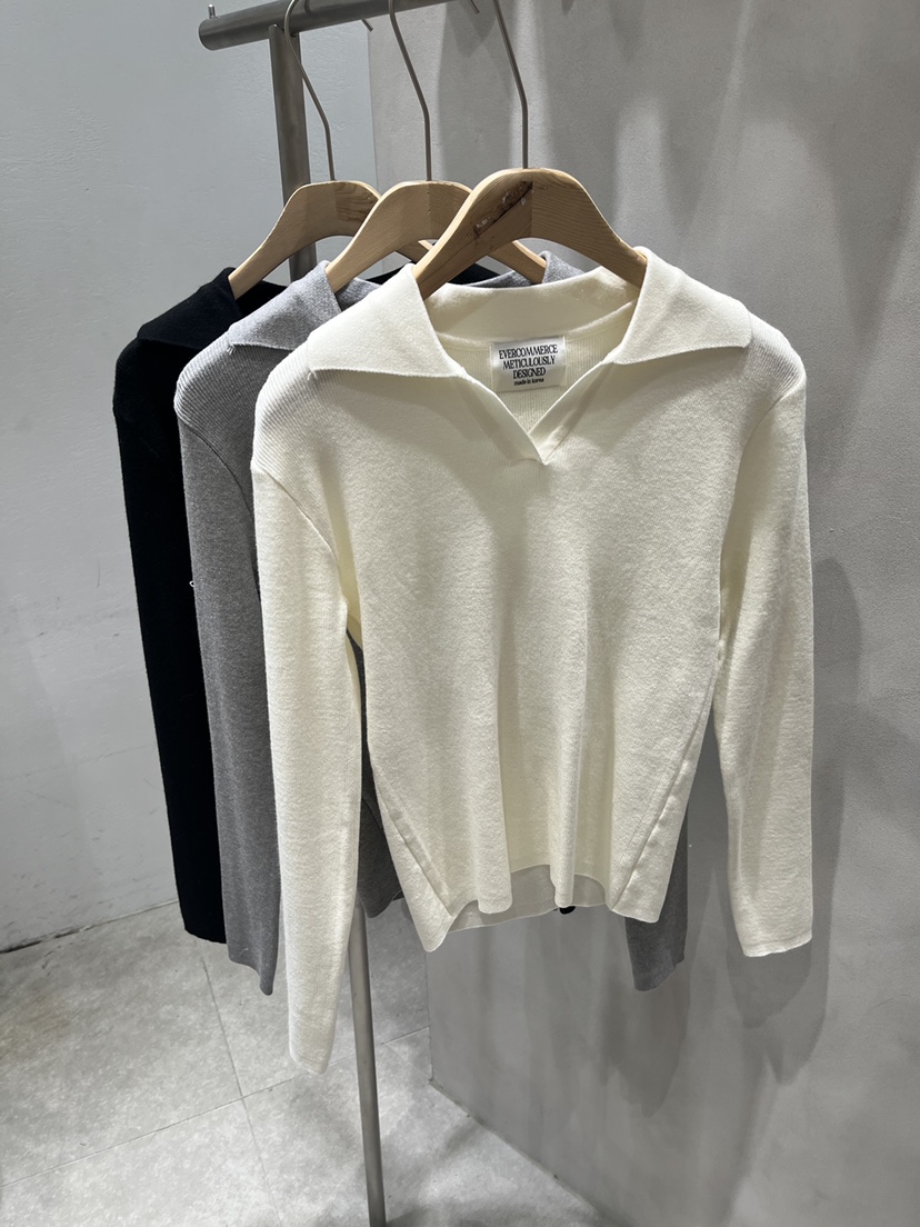 EVERCOMMERCE METICULOUSLY DESIGNED韓國直郵女士新款26春夏針織衫EVERCOMMERCE METICULOUSLY DESIGNED針織衫