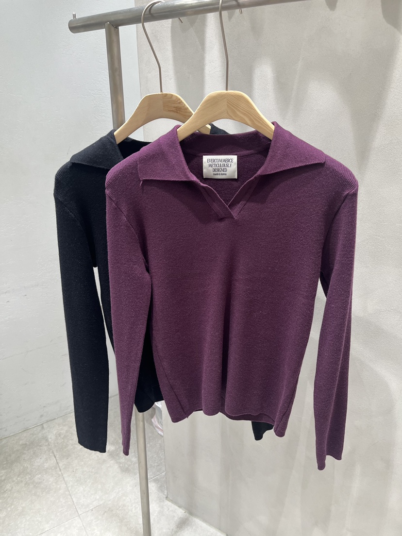 EVERCOMMERCE METICULOUSLY DESIGNED韓國直郵女士新款26春夏針織衫EVERCOMMERCE METICULOUSLY DESIGNED針織衫