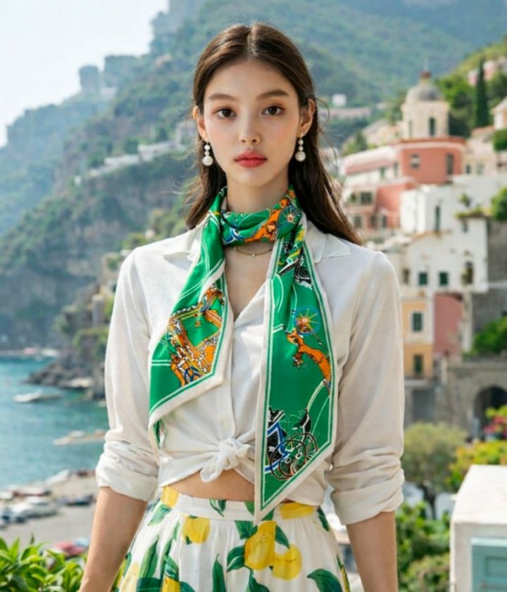 EBADA韓國代購女士新品真品職業熱賣時尚26春夏推薦圍巾披肩EBADA圍巾/披肩