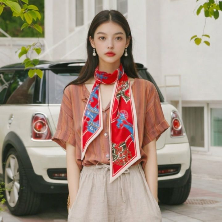 EBADA韓國代購女士新品真品職業熱賣時尚26春夏推薦圍巾披肩EBADA圍巾/披肩