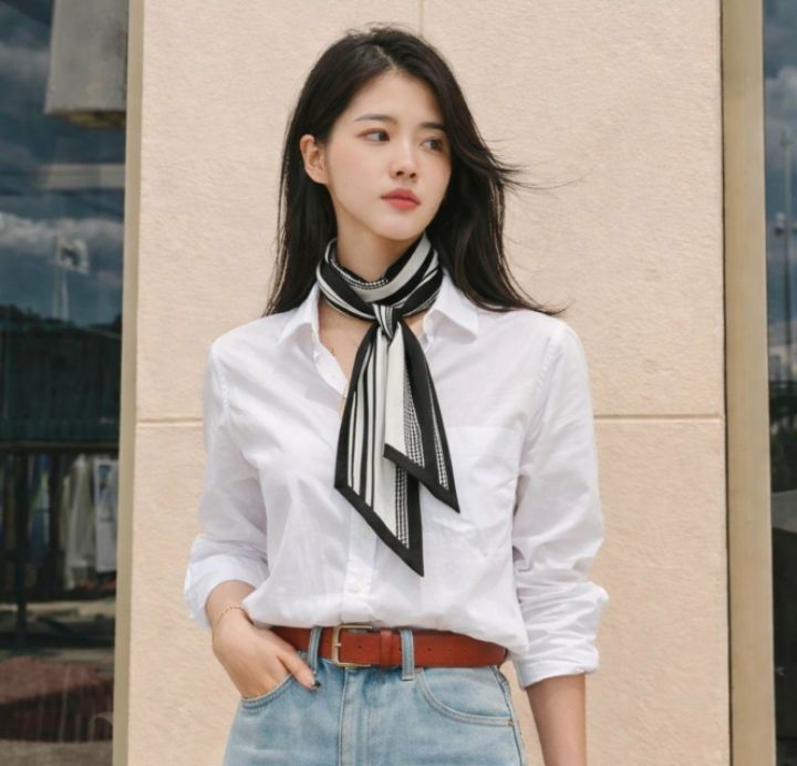 EBADA韓國直郵女士新款真品熱賣26春夏推薦職業時尚圍巾披肩EBADA圍巾/披肩