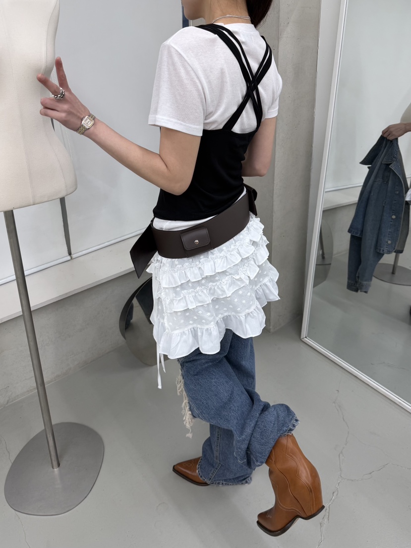 MINIMUZE韓國直郵女裝新款休閑真品熱賣26春夏時尚人氣短裙MINIMUZE短裙