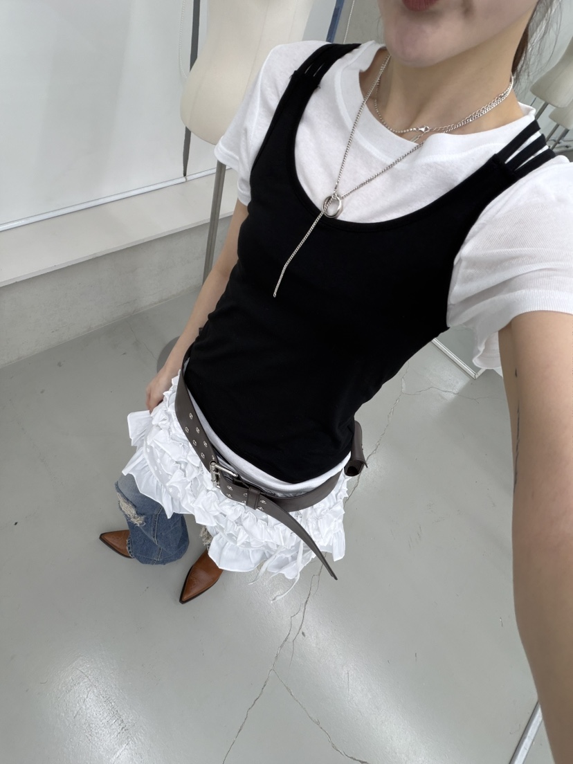 MINIMUZE韓國直郵女裝新款休閑真品熱賣26春夏時尚人氣短裙MINIMUZE短裙