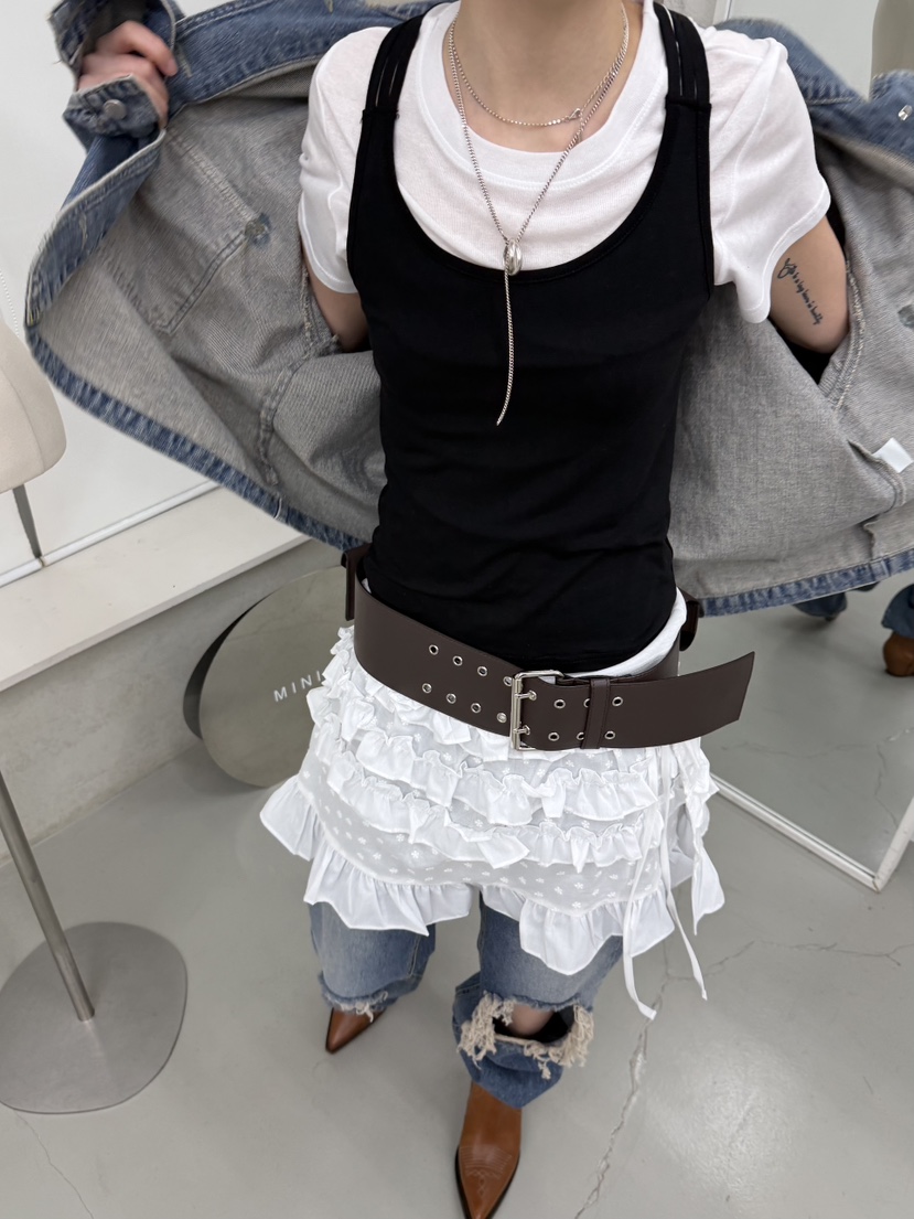 MINIMUZE韓國直郵女裝新款休閑真品熱賣26春夏時尚人氣短裙MINIMUZE短裙