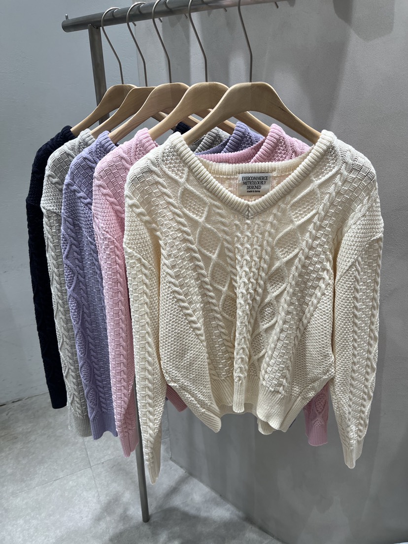 EVERCOMMERCE METICULOUSLY DESIGNED東大門直郵女裝新款26春夏毛衣EVERCOMMERCE METICULOUSLY DESIGNED毛衣