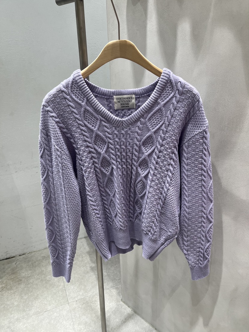 EVERCOMMERCE METICULOUSLY DESIGNED東大門直郵女裝新款26春夏毛衣EVERCOMMERCE METICULOUSLY DESIGNED毛衣圖色3