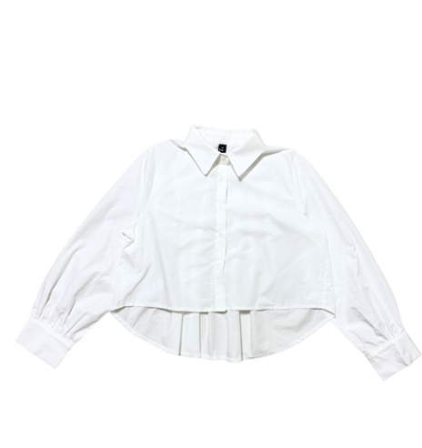 RED-J-레드.J-T東大門實拍女士新品人氣襯衫蕾絲衫短款褶裥RED-J襯衫/蕾絲衫圖色3