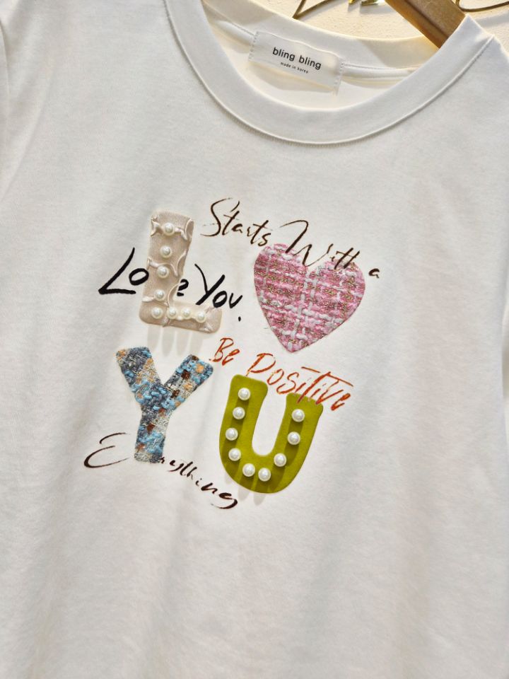 RICO/BLING BLING-S東大門實拍女裝新品休閑真品26春夏T恤RICO/BLING BLING-ST恤