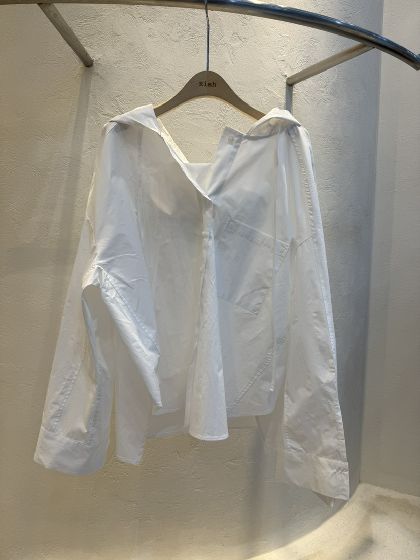 RIAH韓國直郵女裝新款休閑職業真品26春夏襯衫蕾絲衫連帽衫RIAH襯衫/蕾絲衫