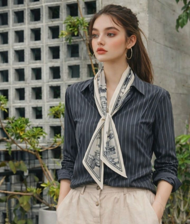 EBADA東大門實拍女裝新款推薦熱賣休閑26春夏真品圍巾披肩EBADA圍巾/披肩