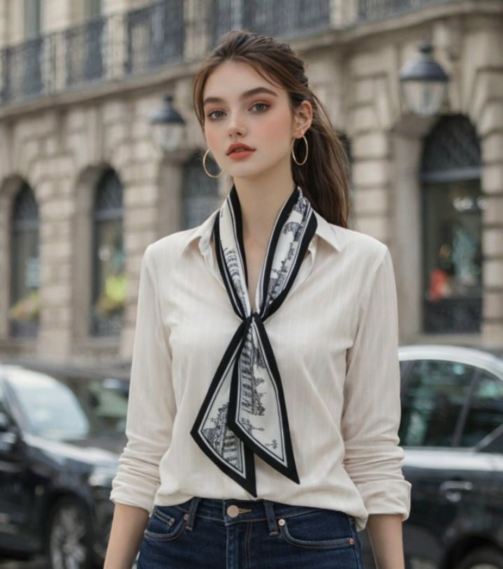 EBADA東大門實拍女裝新款推薦熱賣休閑26春夏真品圍巾披肩EBADA圍巾/披肩