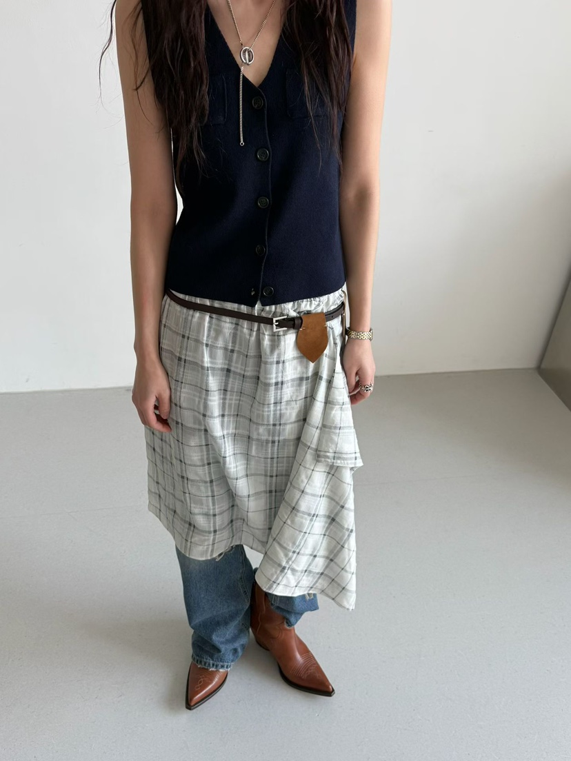 MINIMUZE東大門直郵女裝新品人氣休閑推薦真品馬甲兩個口袋MINIMUZE馬甲