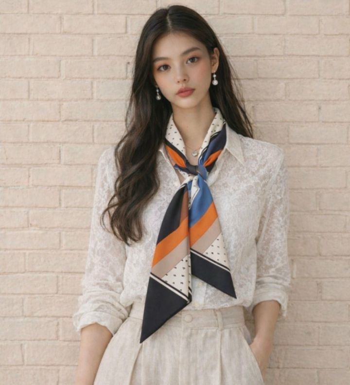 EBADA東大門實拍女士新品26春夏真品休閑人氣時尚圍巾披肩EBADA圍巾/披肩