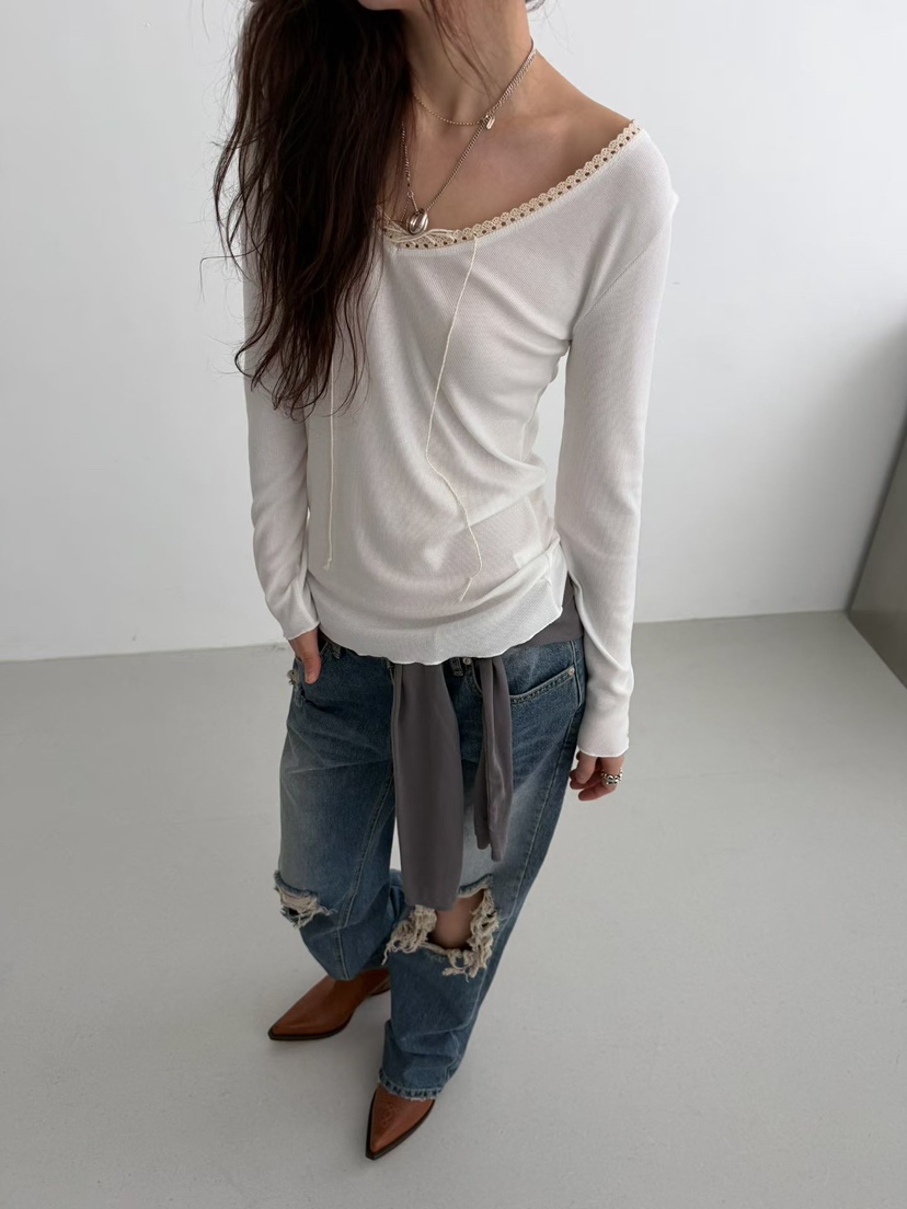 MINIMUZE韓國直郵女士新品真品人氣休閑職業時尚熱賣長袖T恤MINIMUZE長袖T恤