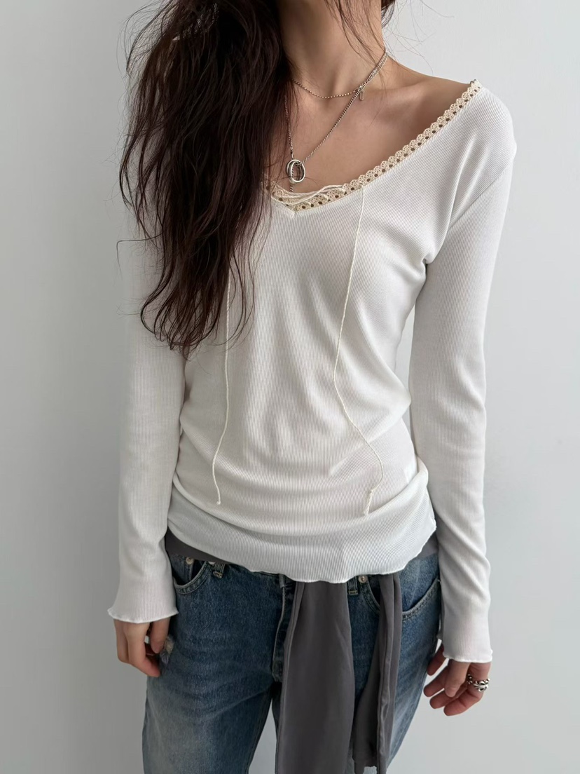 MINIMUZE韓國直郵女士新品真品人氣休閑職業時尚熱賣長袖T恤MINIMUZE長袖T恤