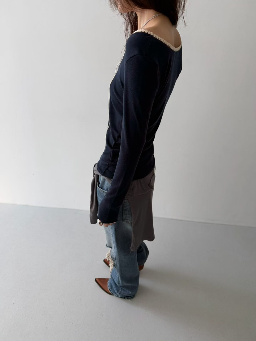 MINIMUZE韓國直郵女士新品真品人氣休閑職業時尚熱賣長袖T恤MINIMUZE長袖T恤