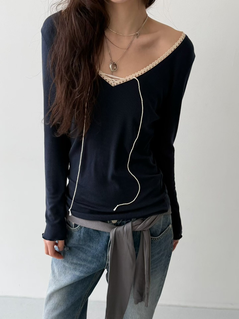 MINIMUZE韓國直郵女士新品真品人氣休閑職業時尚熱賣長袖T恤MINIMUZE長袖T恤