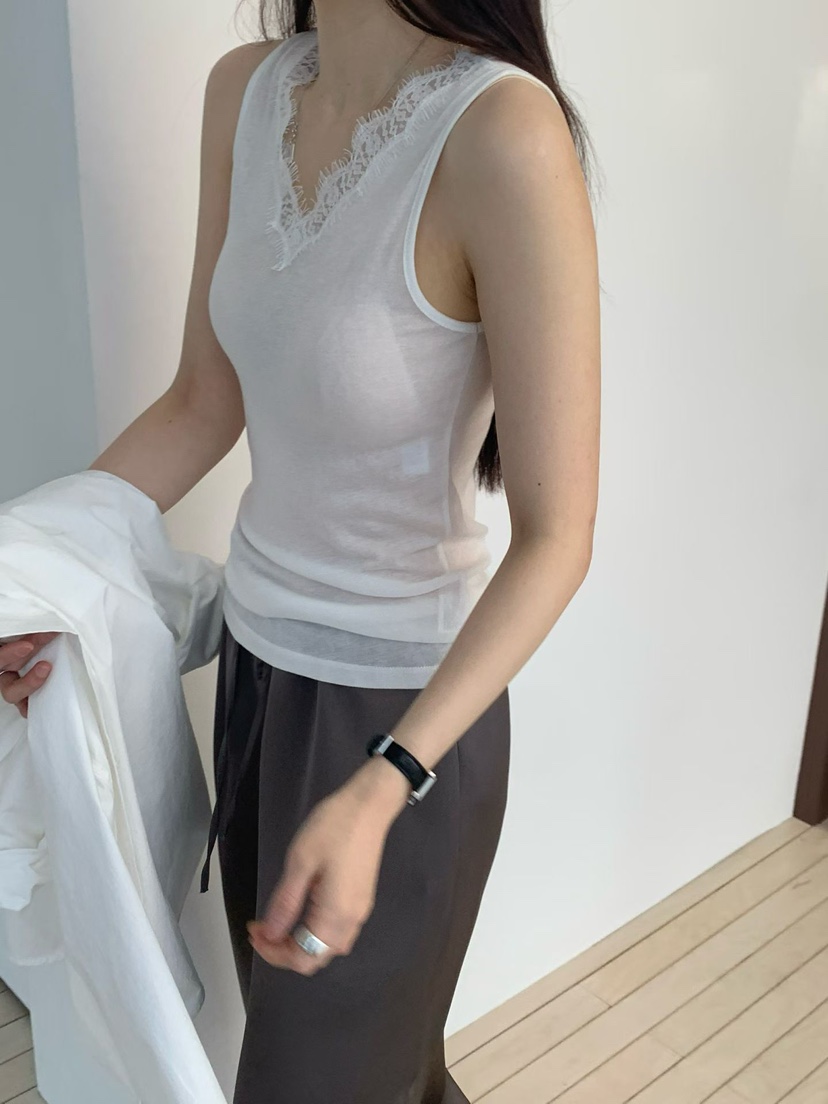 TAF韓國代購女裝新品職業熱賣真品時尚人氣推薦吊帶背心蕾絲TAF吊帶/背心