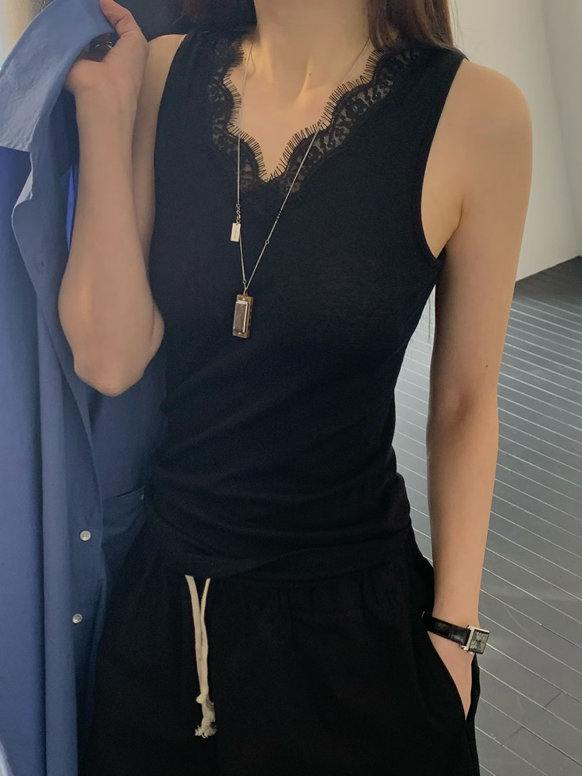 TAF韓國代購女裝新品職業熱賣真品時尚人氣推薦吊帶背心蕾絲TAF吊帶/背心