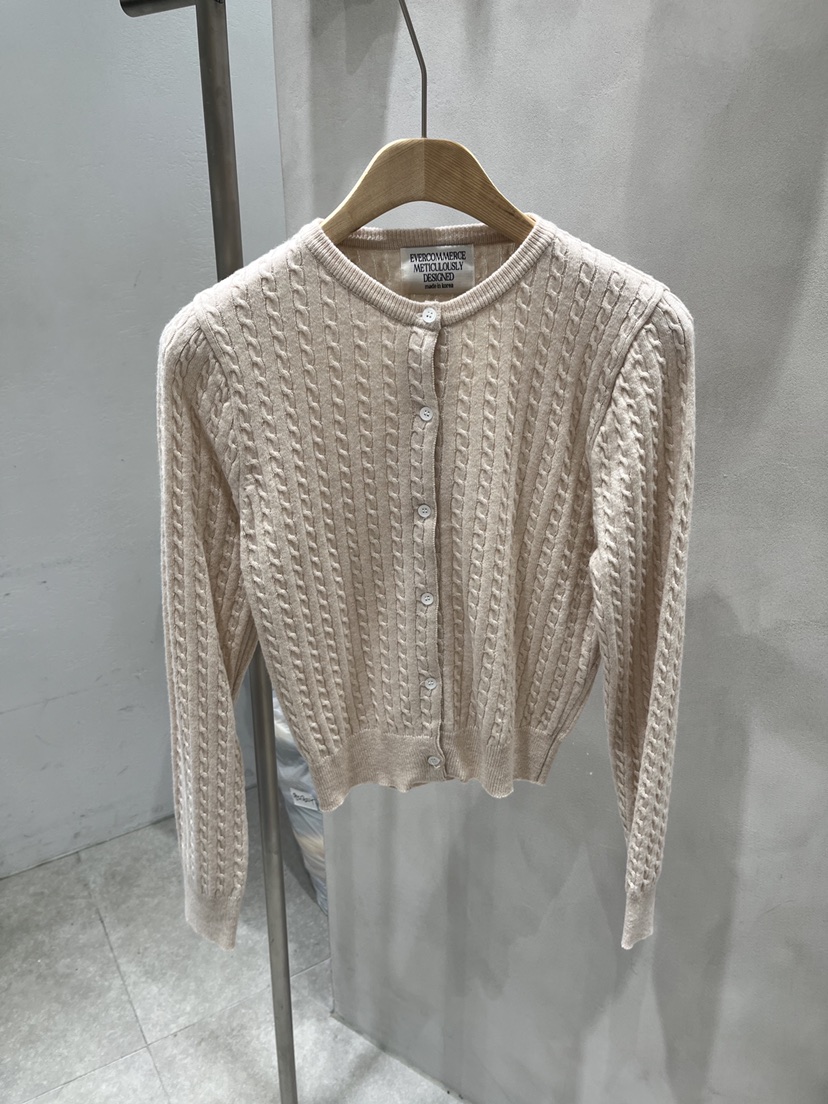 EVERCOMMERCE METICULOUSLY DESIGNED韓國直郵女士新款休閑針織衫EVERCOMMERCE METICULOUSLY DESIGNED針織衫圖色4