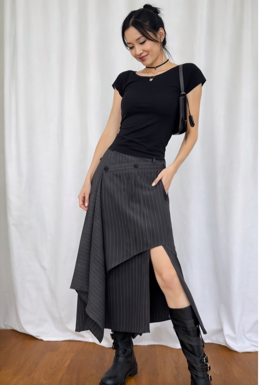 RED-J-레드.J-T東大門實拍女裝新款休閑推薦人氣長裙RED-J長裙