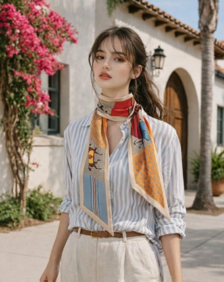 EBADA東大門直郵女裝新品休閑熱賣時尚職業真品26春夏圍巾披肩EBADA圍巾/披肩