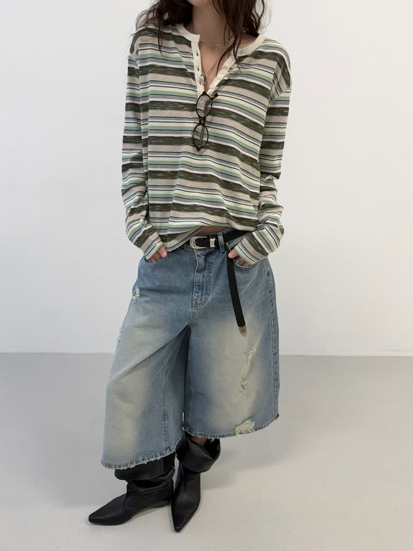 MINIMUZE東大門實拍女士新品真品熱賣休閑26春夏人氣長袖T恤MINIMUZE長袖T恤