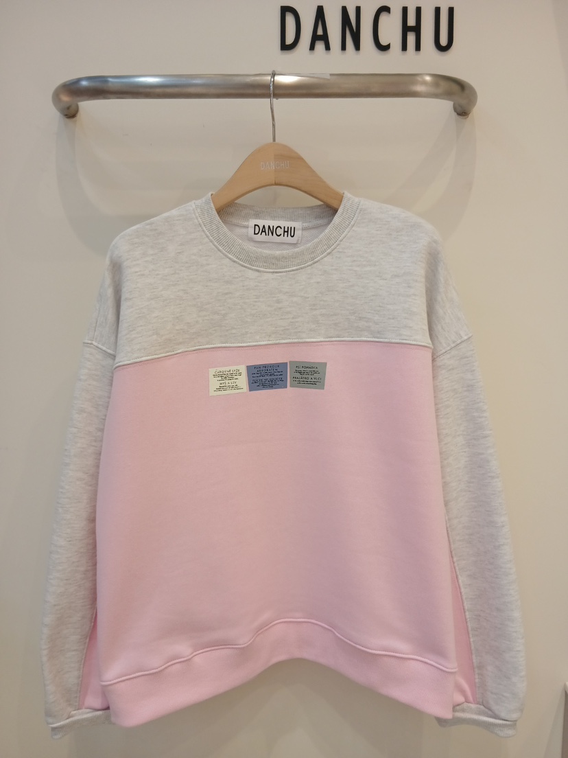 DANCHU韓國代購女裝新款職業熱賣休閑真品26春夏時尚衛衣DANCHU衛衣圖色2