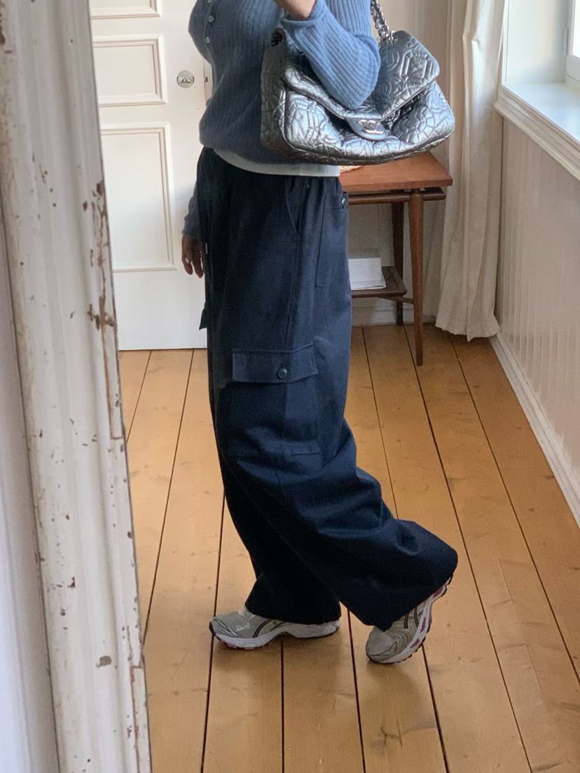 LA CREME韓國代購女士新款真品熱賣時尚26春夏人氣休閑褲LA CREME休閑褲