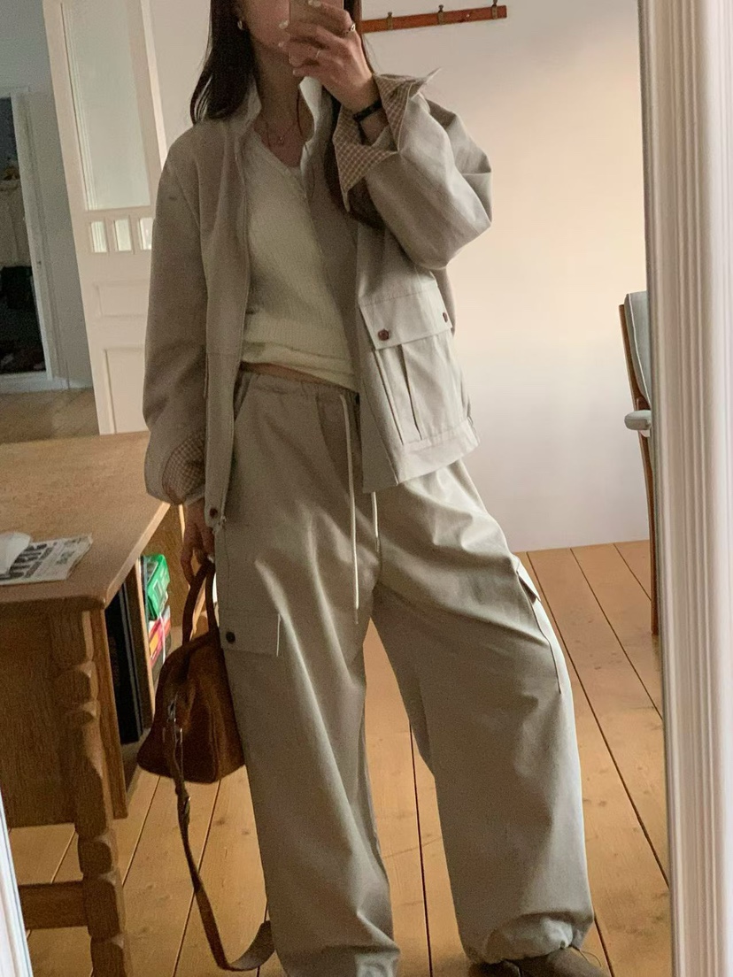 LA CREME韓國代購女士新款真品熱賣時尚26春夏人氣休閑褲LA CREME休閑褲