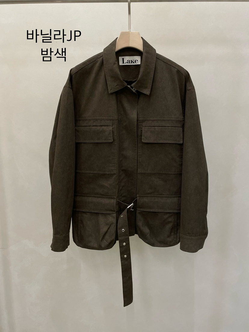 LAKE-A東大門實拍女裝新品推薦休閑熱賣26春夏夾克含腰帶Lake side夾克圖色2