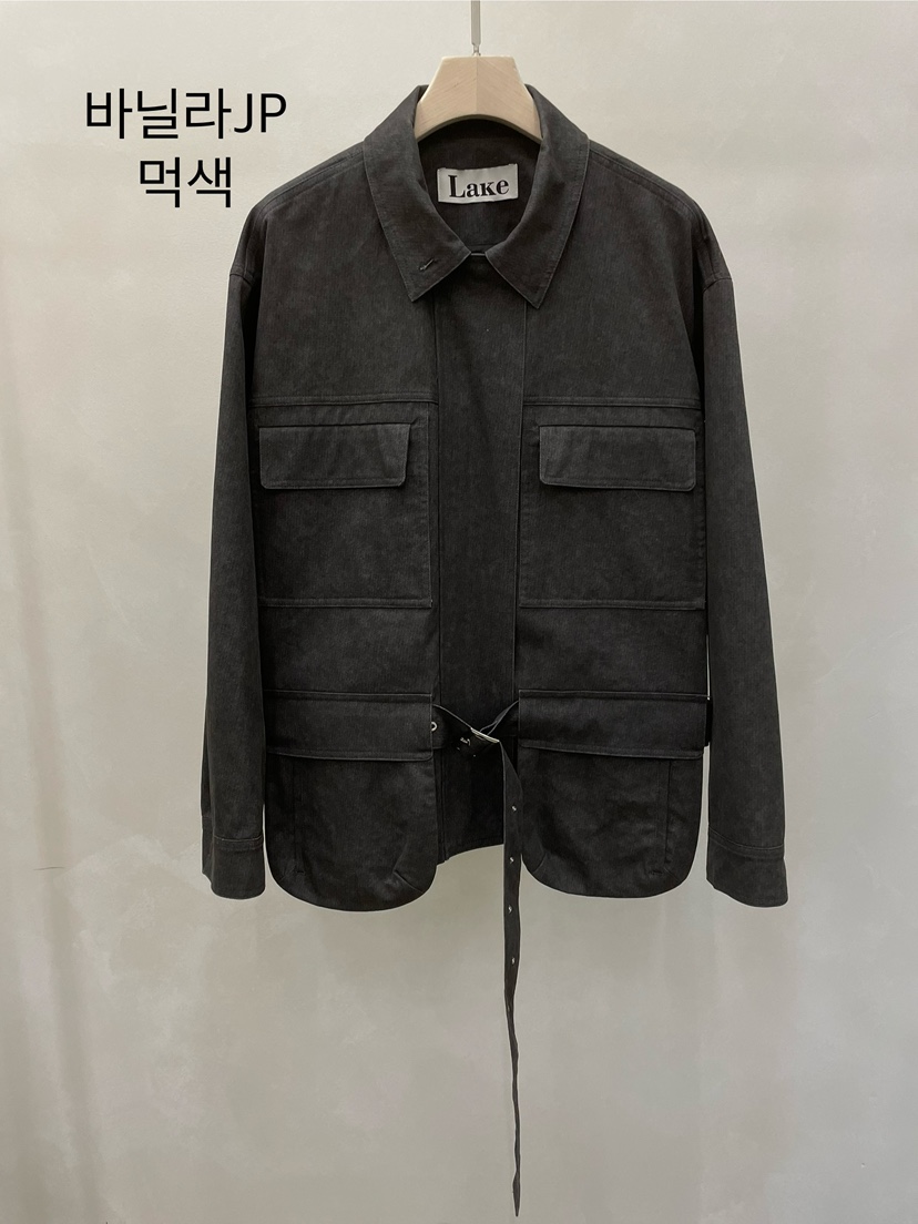 LAKE-A東大門實拍女裝新品推薦休閑熱賣26春夏夾克含腰帶Lake side夾克圖色3