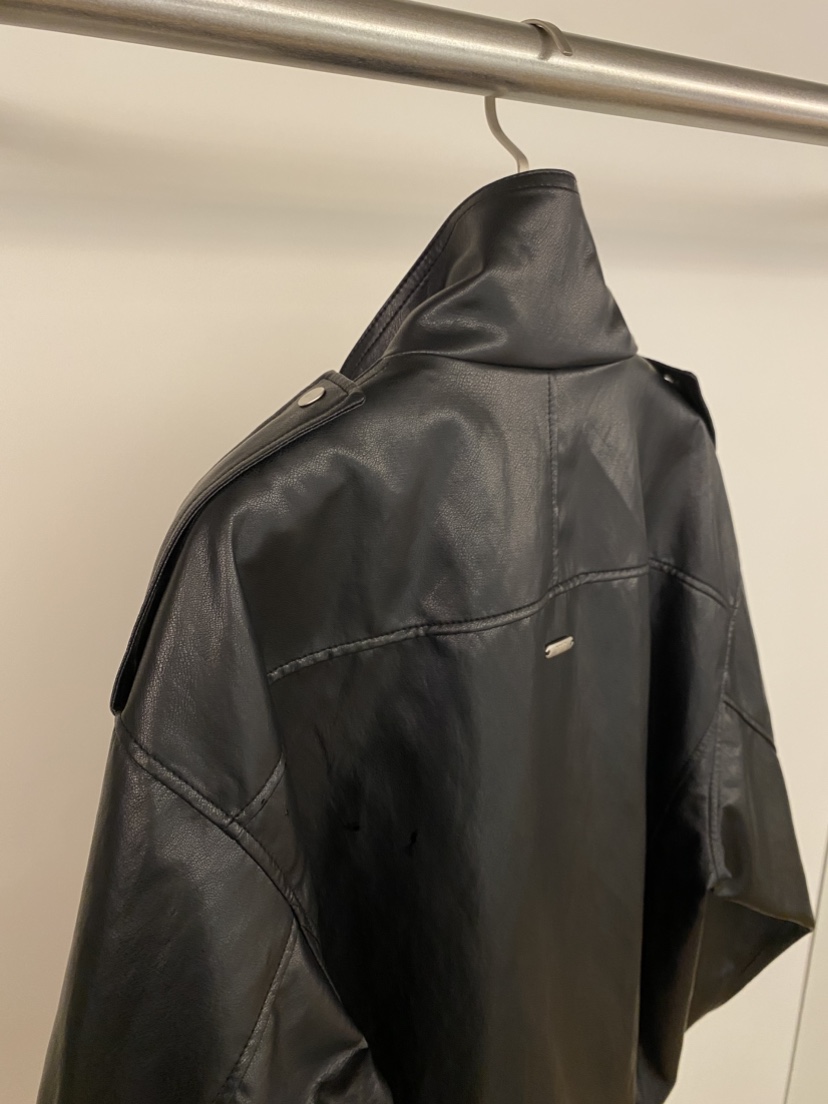 OP PER韓國代購女士新款熱賣人氣時尚休閑推薦26春夏皮衣皮革OPPER-simplebeige皮衣