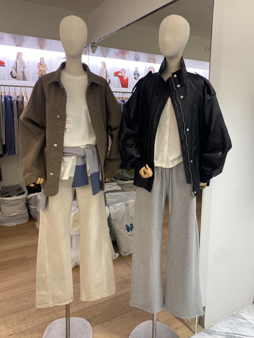 OP PER韓國代購女士新款熱賣人氣時尚休閑推薦26春夏皮衣皮革OPPER-simplebeige皮衣