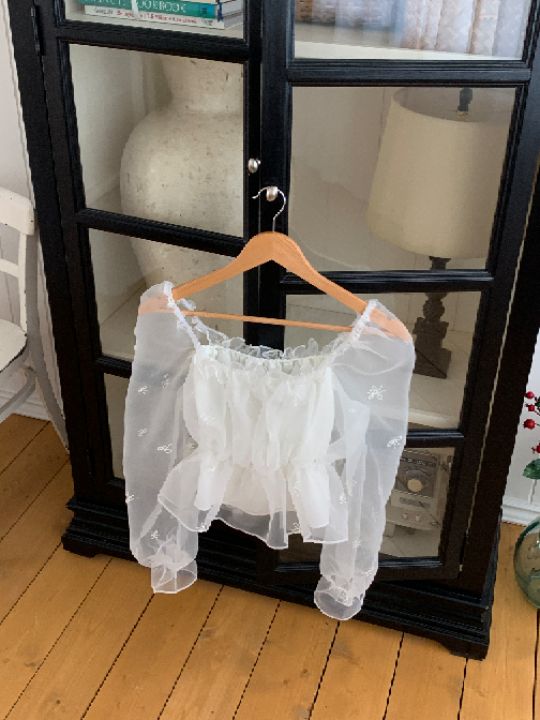 CRONG東大門實拍女裝新品休閑人氣推薦真品熱賣襯衫蕾絲衫CRONG襯衫/蕾絲衫圖色2